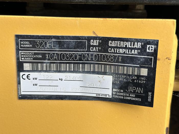 Used CAT 320FL 2017