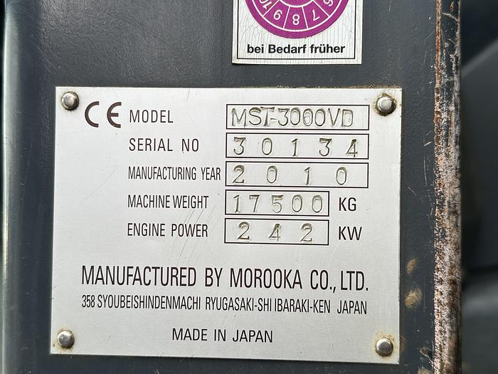 Used Morooka MST3000VD 2010