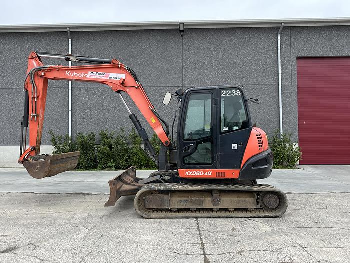 Used KUBOTA KX080-4A 2017