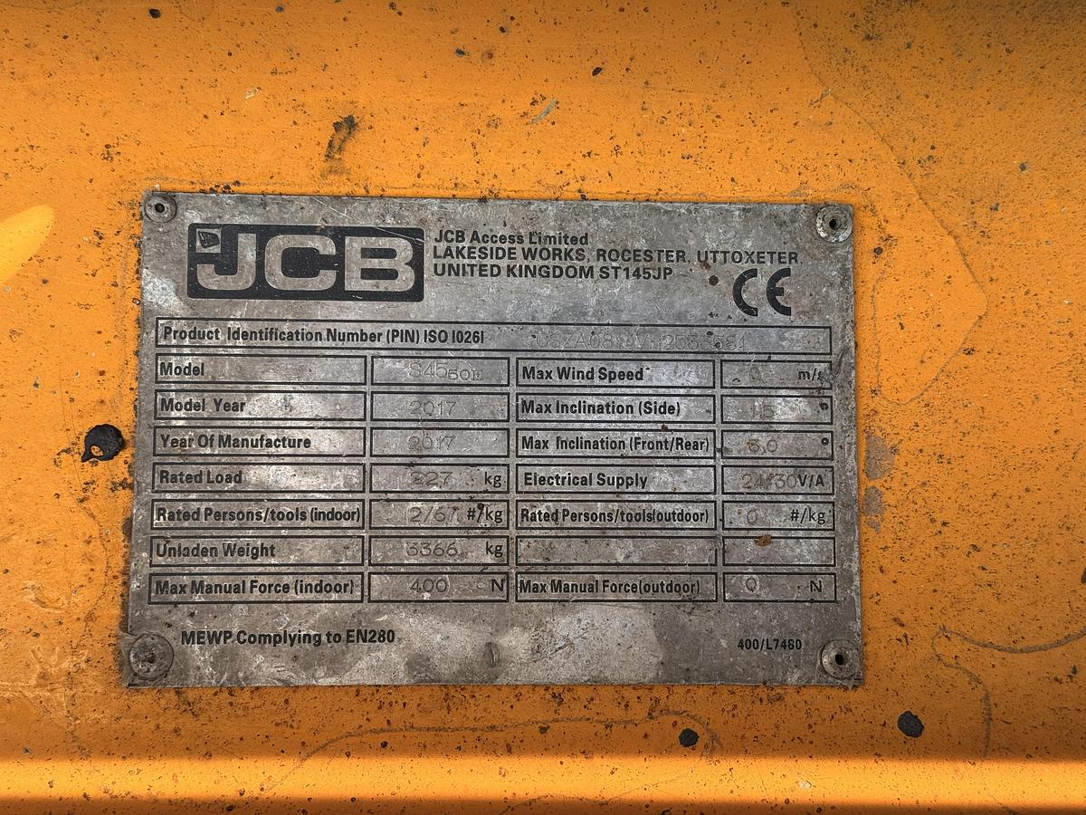 Used JCB S4550E 2018