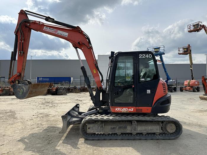 Used KUBOTA KX080-4A 2017