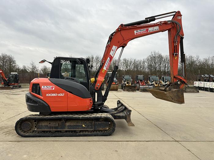 Used Kubota KX080-4a 2020