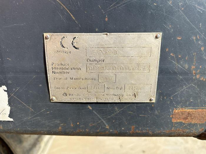Used Hitachi EG70R-3 2007