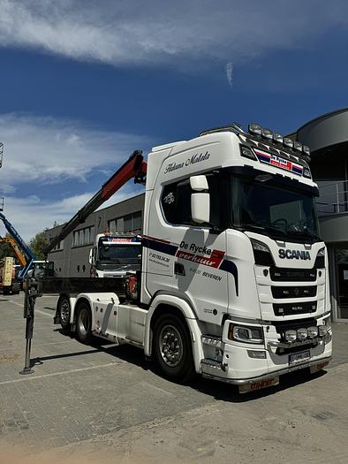 Used Scania S520 6x2 2018 Retarder Palfinger Crane