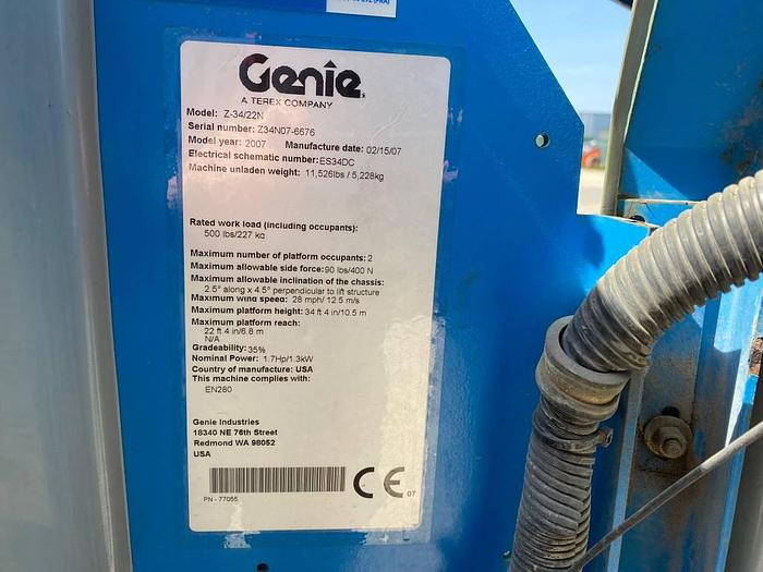 Used Genie Z 34/22 N 2007