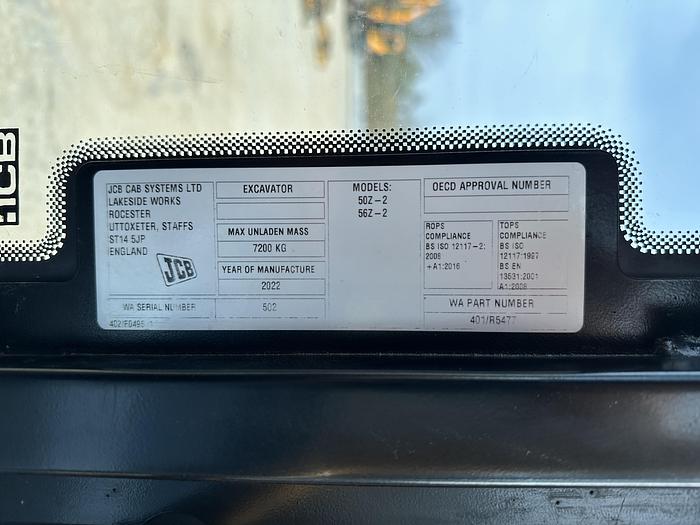 Used JCB 50Z 2 2022