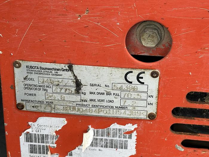 Used Kubota U48-4 2017