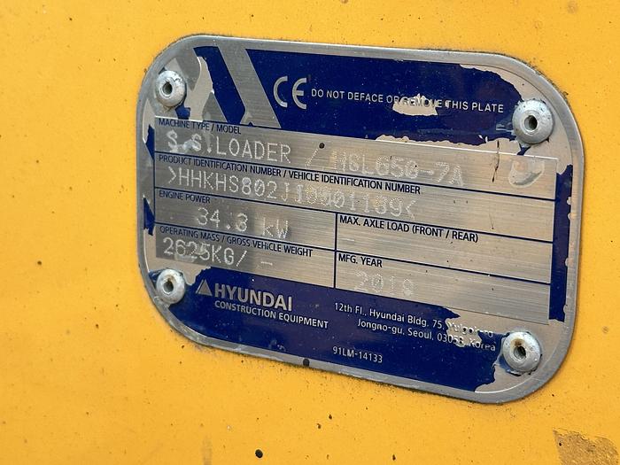 Used Hyundai HSL650-7A 2019