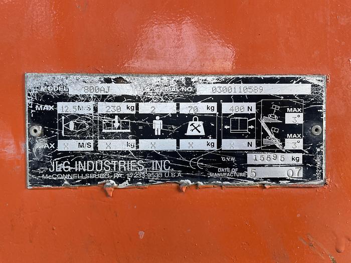 Used 2007 JLG 800 AJ