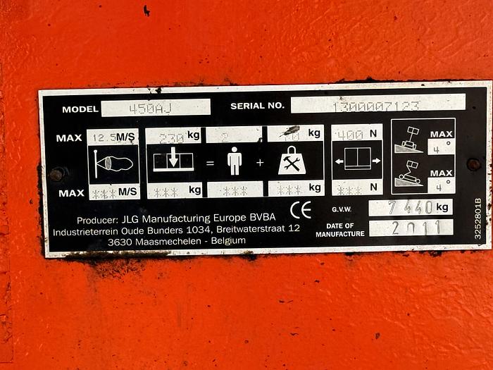 Used JLG 450AJ 2011