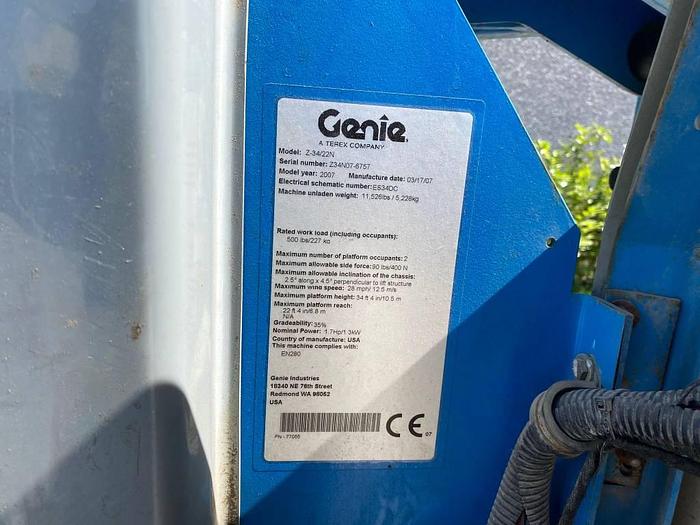Used Genie Z 34/22 N 2007