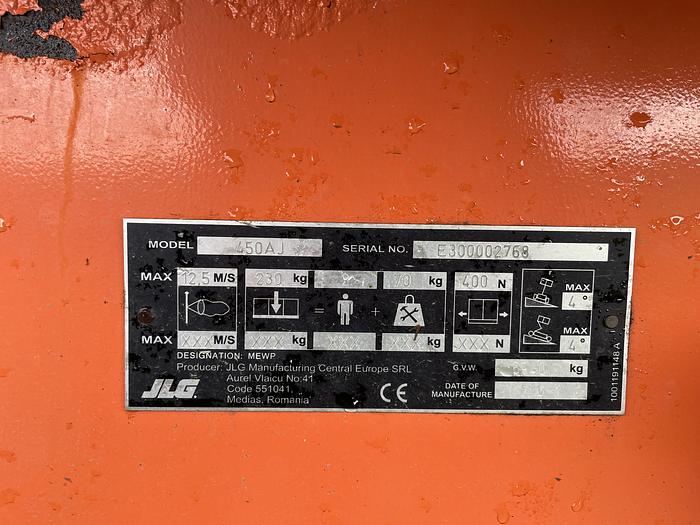 Used JLG 450AJ 2015