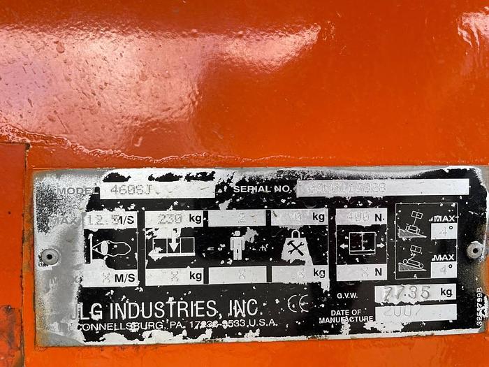 Used JLG 460 SJ 2007