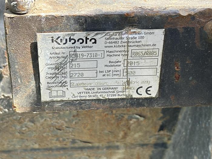 Used Kubota R065 2018