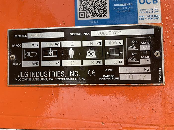 Used JLG 660SJ 2007