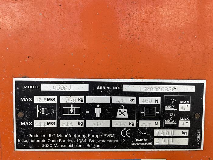 Used JLG 450AJ 2011