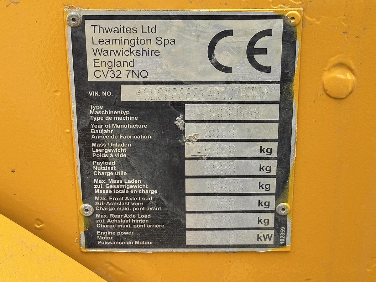 Used Thwaites 6T 2014