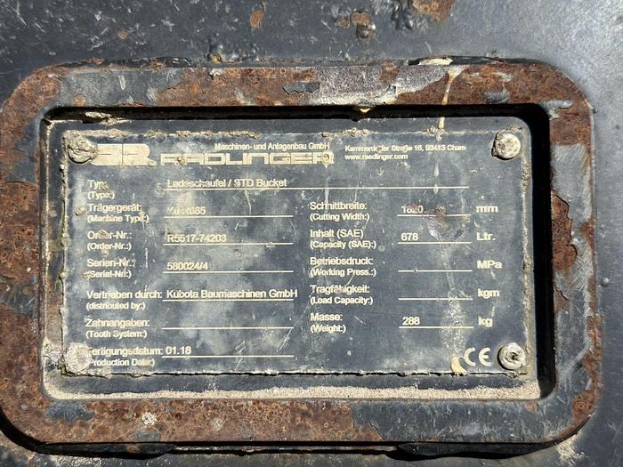 Used Kubota R065 2018