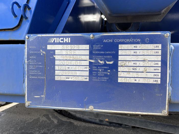 Used Aichi SR12B 2004