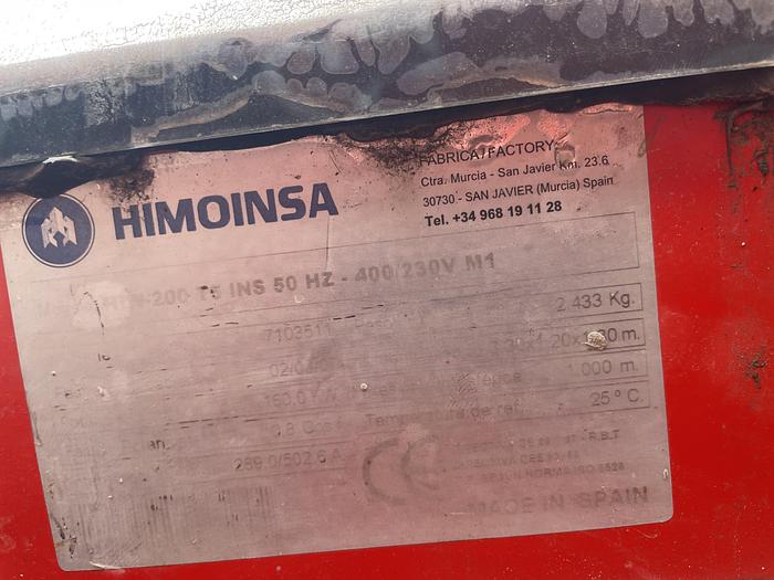 Used HIMONSIA HIW200T5 200KvA IVECO  Generator