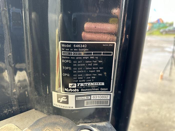 Used Kubota KX101-3a4 2018