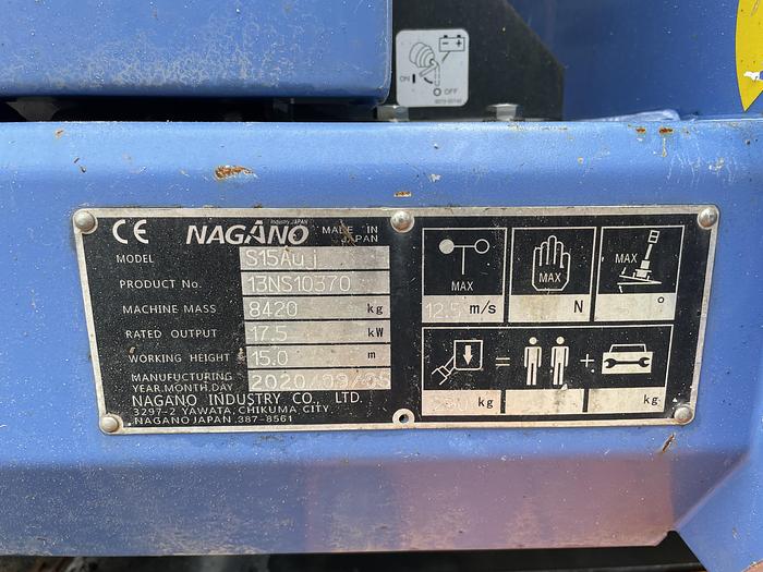 Used Nagano S15AUJ 2020