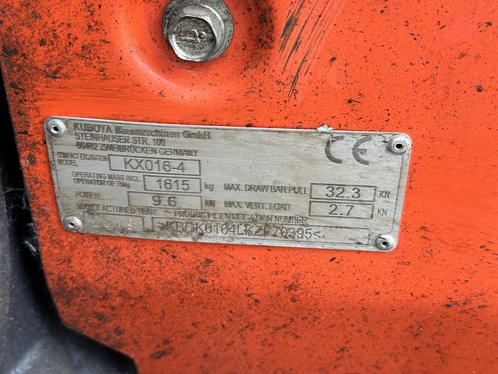 Used Kubota KX016-4 2019