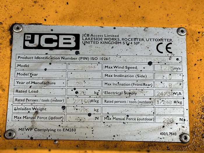 Used JCB S4046E 2018