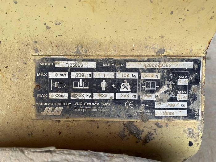 Used JLG 1230 ES 2008