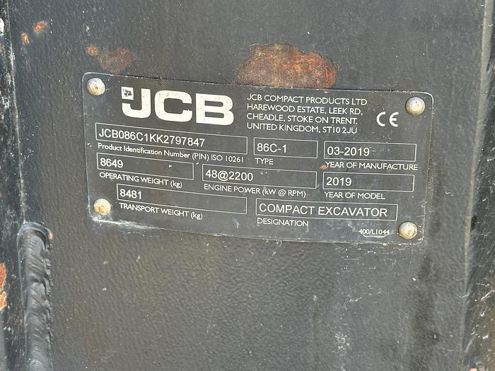 Used JCB 86C1 2019