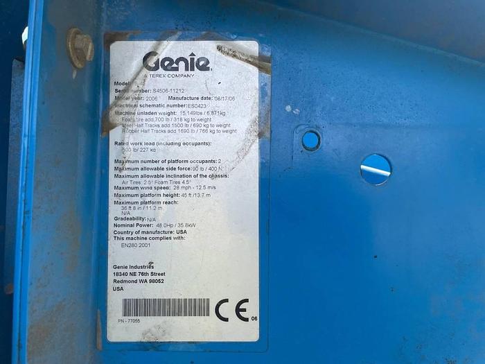 Used Genie S45 2006