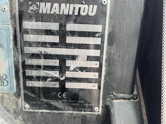 Used 2020 Manitou MT625-60