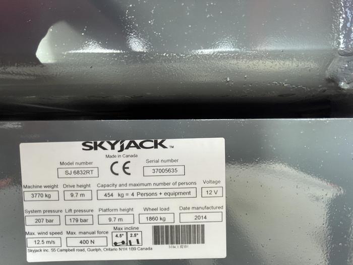 Used 2726 SKYJACK SJ6826RT
