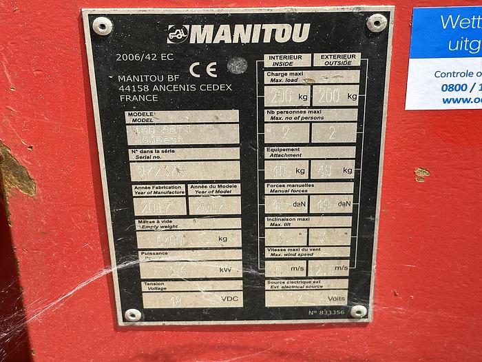 Used Manitou 150AETJ-C 2017