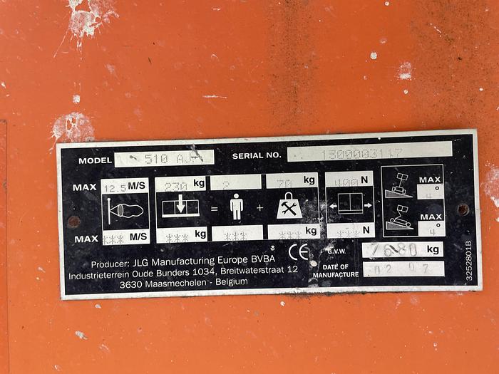 Used JLG 510AJ 2007