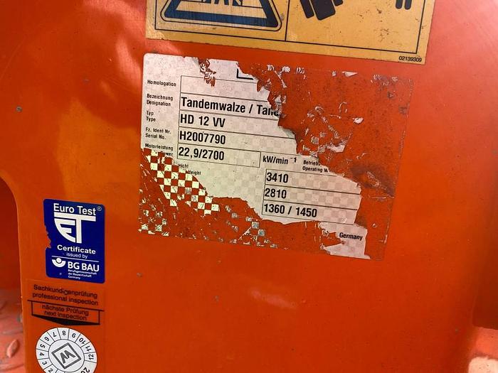 Used Hamm HD12VV 2016