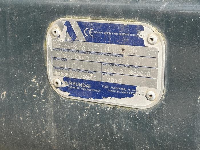 Used Hyundai HW140 2019