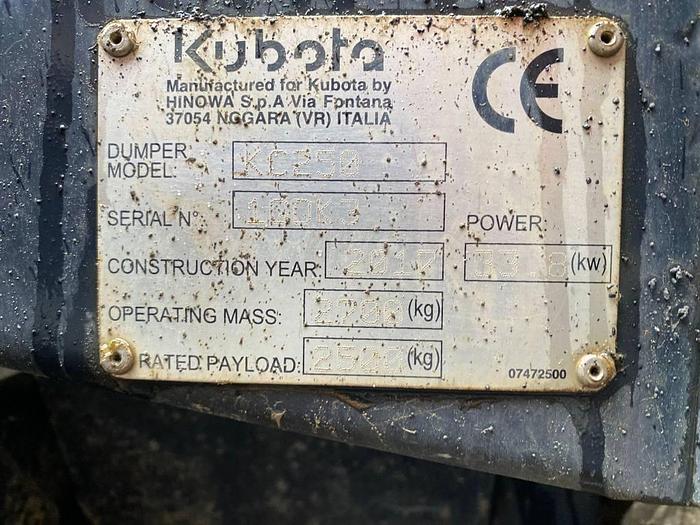 Used Kubota KC250HR 2017