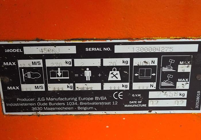 Used JLG 450AJ 2007