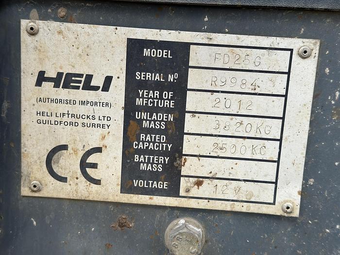 Used 1910 HELI FD25G 2012