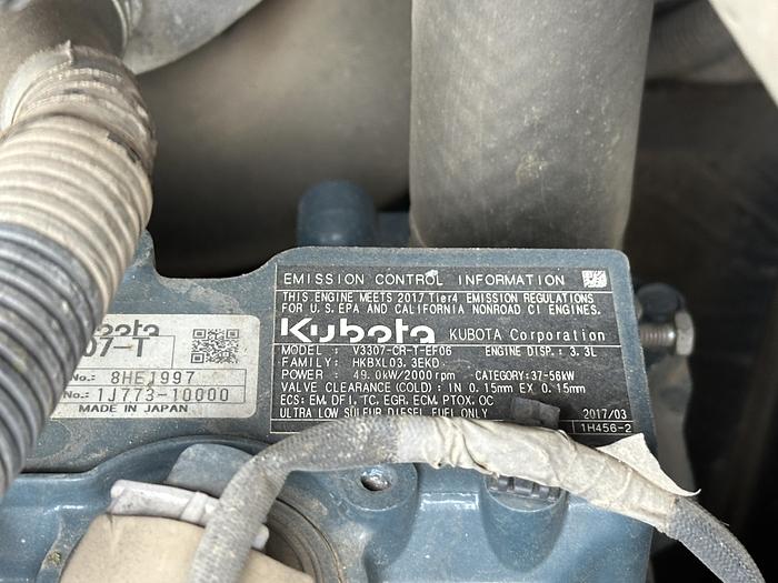 Used KUBOTA KX080-4A 2017