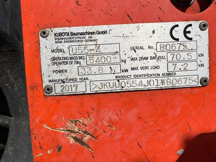 Used Kubota U55-4S