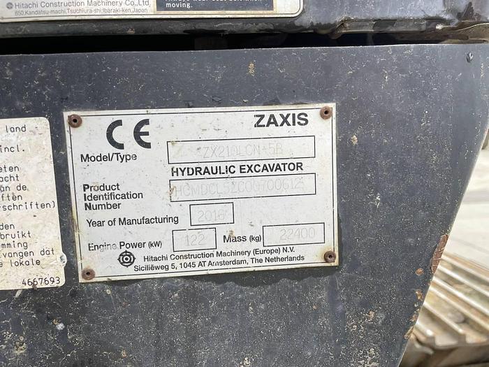 Used Hitachi ZX 210 LC N-5B