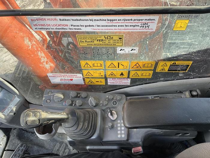 Used Hitachi ZX135US-5B 2016