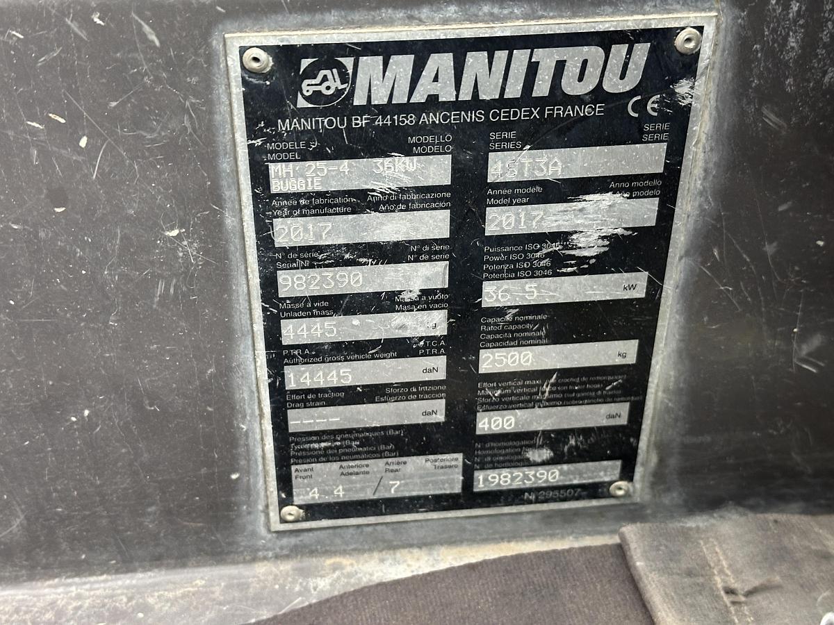 Used Manitou MH25-4T 2017
