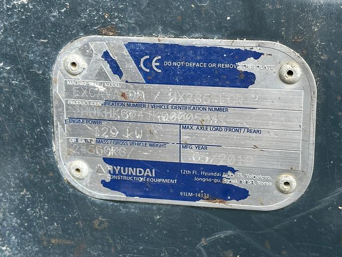 Used Hyundai HX235LCR 2019