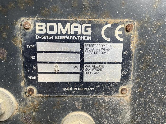 Used Bomag BW213DH-4 2007