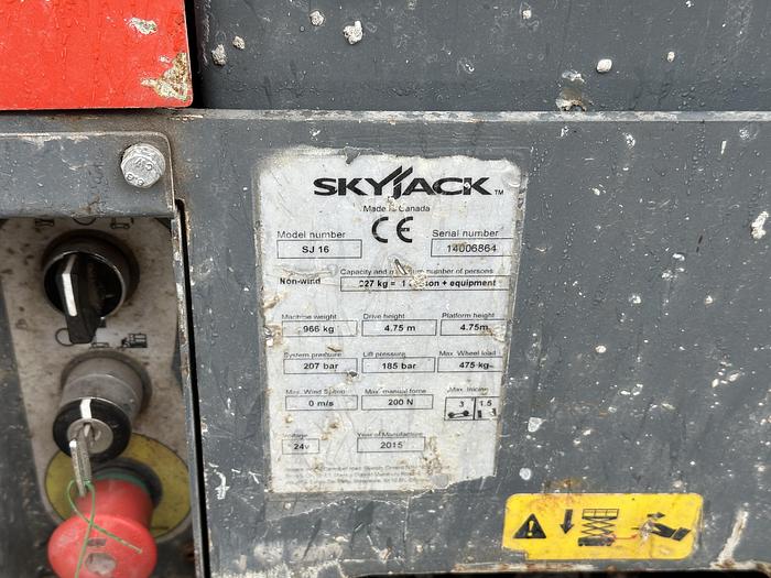 Used Skyjack SJ16 2015