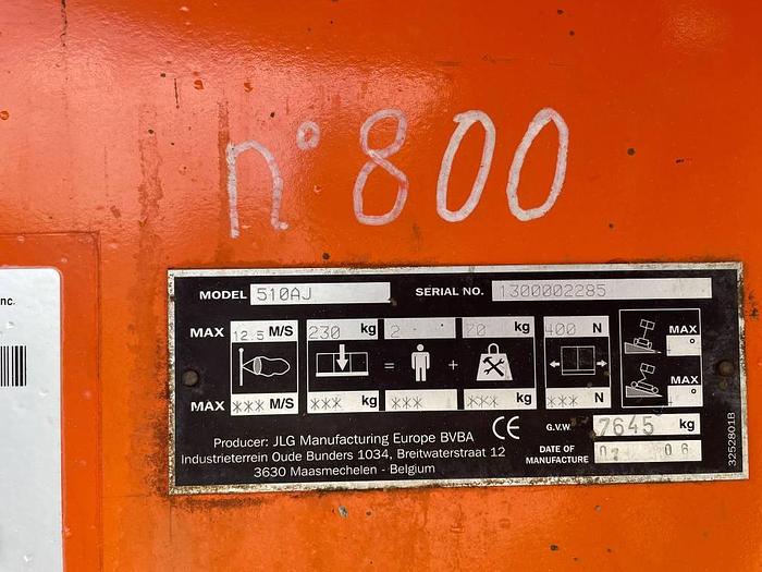 Used JLG 510AJ 2008