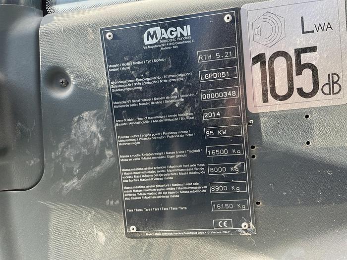 Used 3351 Magni RTH 5.21 2014